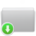 Folder - Drop - Graphite icon